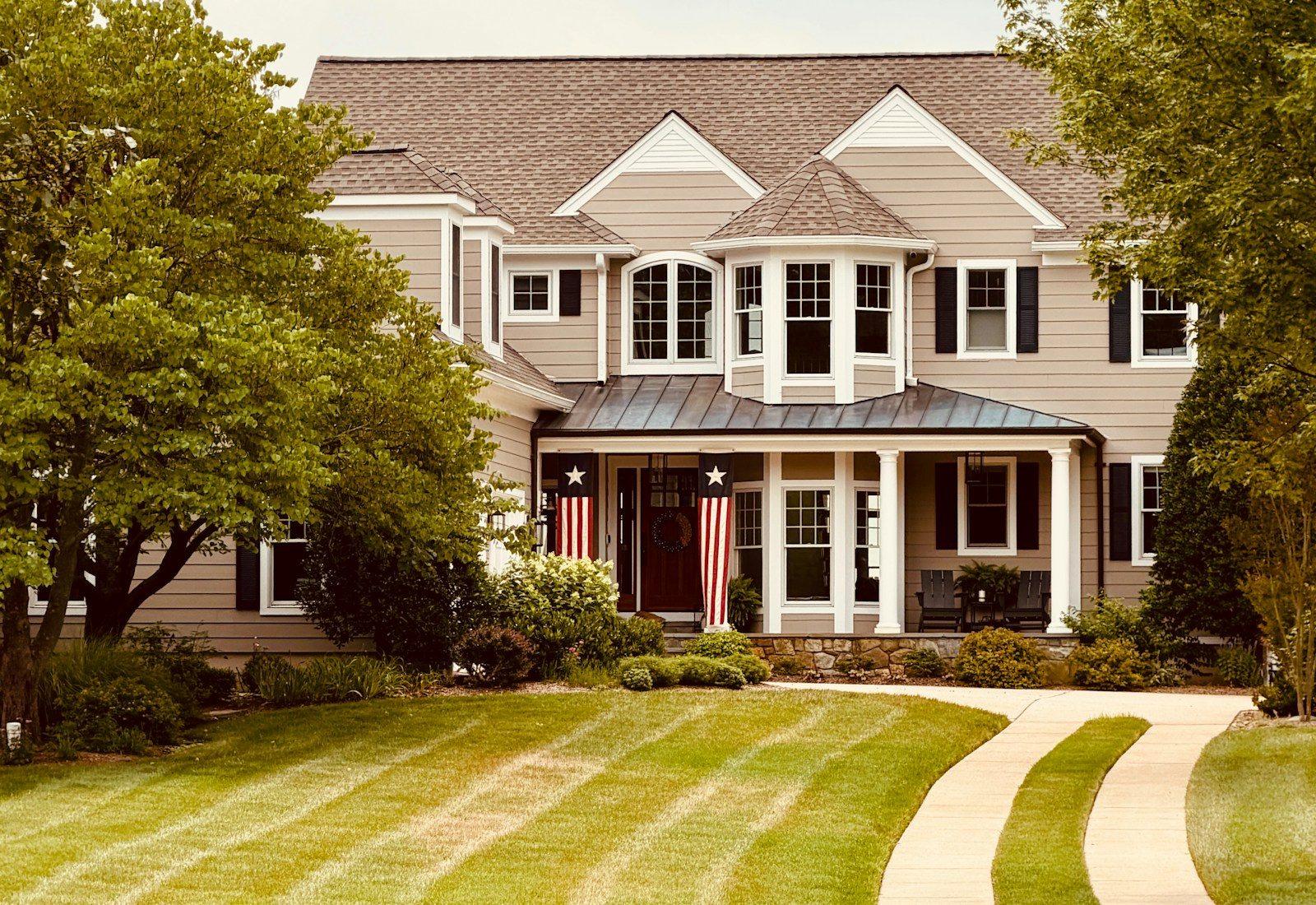 Craftsman-style home in a Little Rock neighborhood